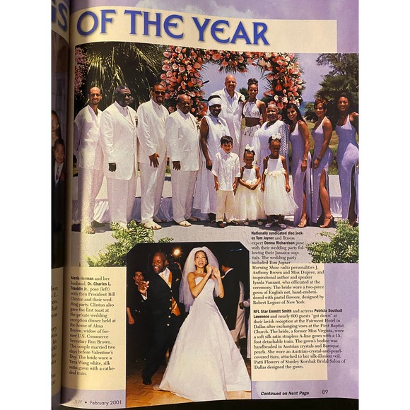 Ebony Magazine, February 2001, Cover Feature Story  "10 Hottest Couples" - Picture 6 of 14